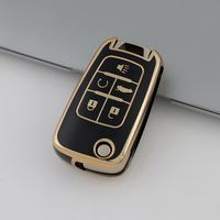 Étui de protection pour clé de voiture en TPU souple de qualité supérieure pour Chevrolet Malibu Buick Excelle XT GT Lacrosse Encore Porte-clés Sac de clés Chevy