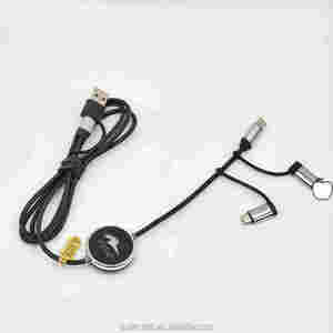 Venta al por mayor 6 en 1 60W PD cable de datos de carga rápida con Illuminatious <span class=keywords><strong>Logo</strong></span> OEM/ODM iPhone 16 15 multifunción Cable de carga rápida - Product Image 3