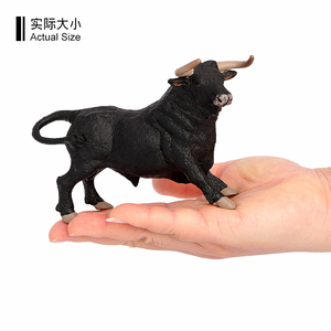 Venta al por mayor de PVC sólido estatua de simulación modelo granja figuritas Animal gato perro cabra <span class=keywords><strong>caballo</strong></span> vaca juguetes figuras - Product Image 2