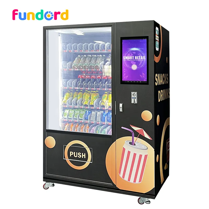 Fundord, Лучшая цена, робот-холодильник, торговый автомат, комбо, закуски и напитки