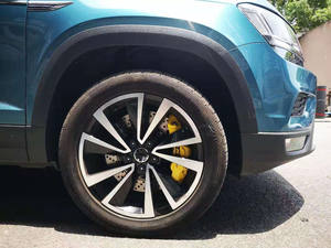 Kit <span class=keywords><strong>de</strong></span> freinage haute performance avec étrier à 6 pistons et rotor <span class=keywords><strong>de</strong></span> 405x34 mm pour VW <span class=keywords><strong>Touareg</strong></span> Tiguan Touran avec jantes <span class=keywords><strong>de</strong></span> 18 pouces - Product Image 5