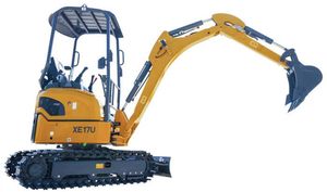 Escavatore Micro XE17U con Benna da 0,04cbm Economico e Disponibile per Lavori di Ristrutturazione Domestica e Scavo in Giardino - Product Image 3