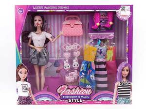 Set di Bambole da 11,5 Pollici per Giochi di Moda per Bambine, Giocattolo con Vestiti per Bambole - Product Image 3