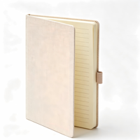 Carnet de notes avec couverture en tissu tendance, pages intérieures personnalisées, journal de voyage pour cadeaux