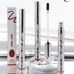 وصول جديد: 10 ألوان رائجة من محدد الشفاه المقاوم للماء القابل للتقشير، صبغة شفاه طويلة الأمد بعلامة تجارية خاصة - Product Image 1