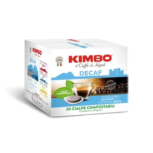 Capsule di Caffè Decaffeinato Kimbo, 50 Capsule ESE 44mm in Carta, Metallo e Plastica con Coperchio, 0,14g/Capsula - Product Image 1