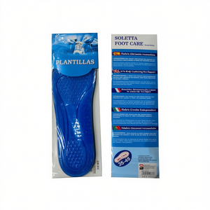 3D Fabric Silicone Insoles For Men Size 35-45 Cushioning Support - Product Image 2