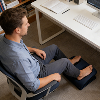 Masseur de pieds à pétrissage avec thérapie thermique, modes de vibration, housse amovible et lavable, base antidérapante, appareil de massage des pieds portable