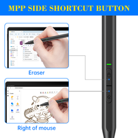 MPP 2.0 Stylet en métal pour Microsoft Surface 4096 Rejet de pression de la paume pour Surface Pro 9/X/8/7/6/5 Go Book Laptop
