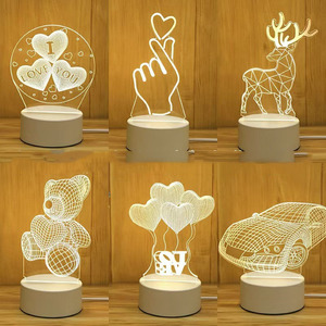 Lâmpada Atmosférica Criativa, Presente para o Dia dos Namorados, Luz Noturna Rosa, Lâmpada Pequena para Quarto de Meninas, Decoração de Mesa - Product Image 4