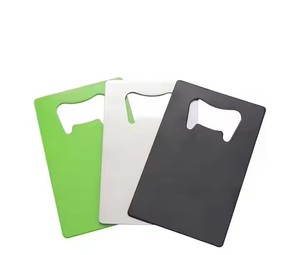 Ouvre-boîte manuel portable créatif en acier inoxydable, format carte de crédit, pour ouvrir facilement le vin, les sodas et la bière, publicité personnalisée - Product Image 2