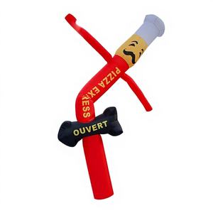 Modèle gonflable publicitaire de clown, danseur à double ou simple jambe, pour animation d'ouverture d'événements, motif Air Dance Star Beckons Cartoon Airman - Product Image 1