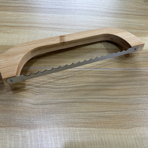 Cuchillo para pan de madera con hoja dentada de 8-9.9 pulgadas, herramienta de cocina de acero inoxidable para cortar pan - Product Image 1