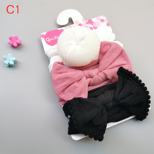 Diadema de 3 piezas, juego de donuts <span class=keywords><strong>para</strong></span> niñas, accesorios <span class=keywords><strong>para</strong></span> <span class=keywords><strong>el</strong></span> cabello, diadema <span class=keywords><strong>para</strong></span> bebé, ropa <span class=keywords><strong>para</strong></span> la cabeza con lazo - Product Image 4