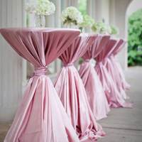 Nappe de cocktail en satin brillant pour extérieur, nappe décorative en satin pour mariage, banquet, et décoration de table haute