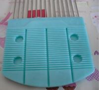 Peigne à quilling en papier, support pour origami, crée des boucles de papier pour l'artisanat DIY, qualité améliorée du peigne à quilling bleu