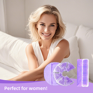 Novo Lançamento: Pacote Quente/Frio para Alívio Pós-Parto com Pérolas de GEL, Conjunto de Bolsas de Gelo com Envoltório de Tecido Macio - Product Image 5