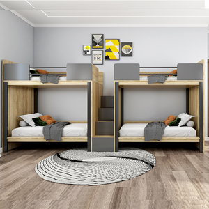 Litera de apartamento universitario, mueble de dormitorio para estudiantes universitarios, cama escolar - Product Image 1