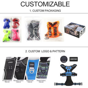 2025 nuevos productos para mascotas USB recargable LED luz arnés para mascotas ajustable reflectante Led intermitente arnés para perros - Product Image 5