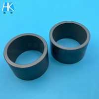 Bague en céramique de carbure de silicium résistante à l'usure, manchon SSiC haute dureté, anti-friction, joint mécanique industriel