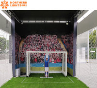 Simulador de Fútbol Digital, Juego de Penales de Fútbol, Simulación de Campo de Fútbol Interior, Robot Portero de Fútbol Interior