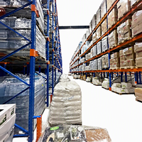 Étagère de stockage en métal, rayonnage à enroulement pour le stockage de palettes en vrac en entrepôt