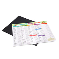 Tableau blanc magnétique électronique effaçable à sec, calendrier mensuel perpétuel détachable pour réfrigérateur