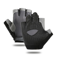 Gants de sport demi-doigts pour hommes et femmes pour la salle de sport et le fitness