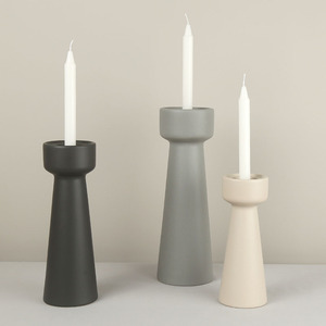 Bougeoir décoratif en céramique écologique, style européen minimaliste, romantique et créatif - Product Image 4