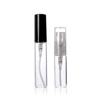 Botol Parfum Kaca 2ml-10ml Mini Botol Semprot Sampel Kotak Hadiah Tabung Anti Bocor Dicetak Sablon untuk Sampel Minyak Wangi Mewah