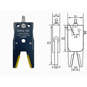 Brazo Robótico con Pinza de Sensor Recubierta de Goma, Pinza de Producto Eficiente que Minimiza el Daño - Product Image 6