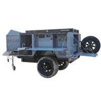 Petite remorque de camping tout-terrain tout-terrain personnalisée 4x4 pour voyage à domicile et camping-car caravane