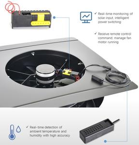Ventilateur axial de toit solaire DC efficace à roulement à billes pour l'extraction <span class=keywords><strong>d</strong></span>'<span class=keywords><strong>air</strong></span> domestique, commercial et industriel, personnalisable OEM - Product Image 3