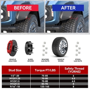 Entretoise de roue 1 pouce PCD 5x120 CB 66.9 Entretoises de roue centrées sur le moyeu pour <span class=keywords><strong>Chevrolet</strong></span> Camaro <span class=keywords><strong>Impala</strong></span> Equinox Buick Cadillac GMC Pontiac - Product Image 6