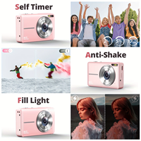 Kamera Profesional Zoom Digital 16X Kamera Digital HD DC403 44MP Merekam Video Mengambil Foto Hadiah Terbaik untuk Anak Laki-laki Perempuan