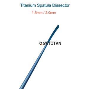 QSWTITAN Micro spatola dissettori Micro Curette microscopico coltello per neurochirurgia strumenti titanio - Product Image 3