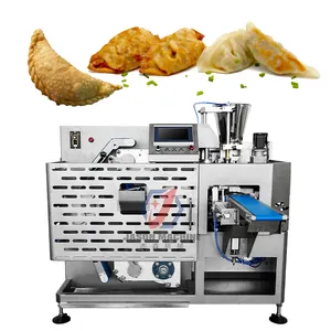 Mesin Pembuat Pangsit Otomatis Tiongkok, Empanada Gyoza Momo Komersial Otomatis Kualitas Tinggi