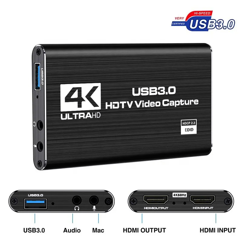 High Quality 4K HDMI Video Capture
