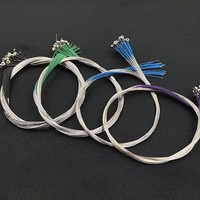 Cordes de violon, de viola et de violoncelle en gros, cordes en argent allemand de haute qualité, disponibles en tailles de 1/8 à 4/4