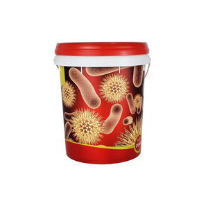 Cubo de látex redondo para pintura Parrel, para salsa de grado alimenticio, plástico 1L, 5L, 10L, 25L, vacío, Parrel, plástico blanco, <span class=keywords><strong>Balti</strong></span> - Product Image 5