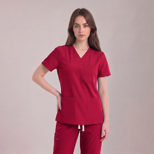 ชุดยูนิฟอร์มแพทย์สำหรับผู้หญิง ชุดยูนิฟอร์มดูแลสุขภาพ ชุดทำงานโรงพยาบาล โลโก้สั่งทำได้ คุณภาพสูง - Product Image 4