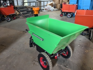 Triciclo Volquete Eléctrico de 1T con Elevación Hidráulica de Acero y Ruedas Neumáticas para Transporte de Materiales de Construcción - Product Image 5