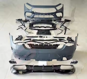 Kits de carrosserie d'origine pour Benz 19-21 <span class=keywords><strong>CLS</strong></span> W257 C257 A-<span class=keywords><strong>MG</strong></span> modifiée GT63S Pare-chocs de voiture avec grille arrière Diffuseur avec tuyau d'échappement - Product Image 2