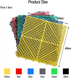 Store Hot Sell 18 Mm Thickness <b>Cheap</b> Interlocking <b>Garage</b> Tiles <b>Flooring</b> Modular Plastic Interlocking Plastic Mat - Product Image 2