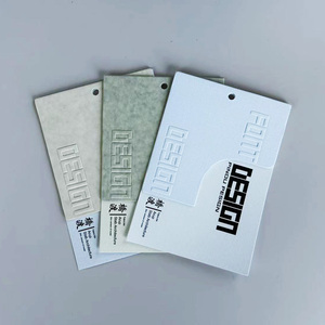 Free Logo Customized Hangtags Cardboard Paper Color Tags for Men's & Women's Clothing & Socks for Bags Use