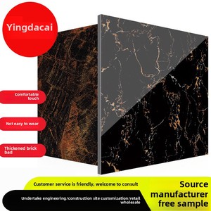 Phúc kiến cao 800x800 hiện đại màu đen gốm sàn gạch đầy đủ đánh bóng men 600x600 màu tối gạch cho khách sạn KTV phòng phòng khách - Product Image 3