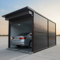 Garage préfabriqué sur mesure pour 1, 2 ou 3 voitures, en panneaux sandwich préfabriqués, avec appartement au-dessus