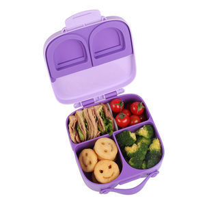 Bento Box Lunch Box New Cartoon Kids Lunch Boxes Baby Feeding Food Container Bunny 4 Compartments Leakproof Bento Lunch Box