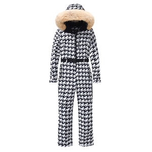 2025 femmes mince une pièce <span class=keywords><strong>Ski</strong></span> costume hiver extérieur coupe-vent imperméable avec fermeture à glissière deux planches équipement <span class=keywords><strong>de</strong></span> <span class=keywords><strong>ski</strong></span> - Product Image 2