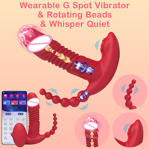 Vibrateur clitoridien portable APP, vibrateur papillon avec 9 modes de vibration, jouet sexuel féminin pour adultes, plaisir pour femmes et couples - Product Image 2
